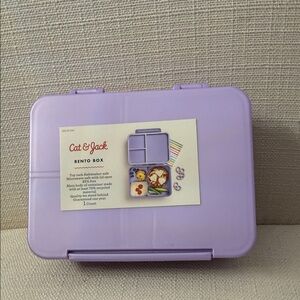 Cat & Jack Purple Lunch Bento Box